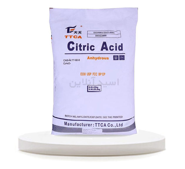 اسید سیتریک خشک TTCA