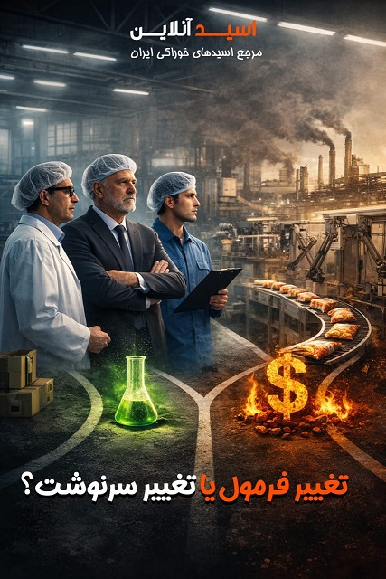 تغییر فرمول مواد غذایی