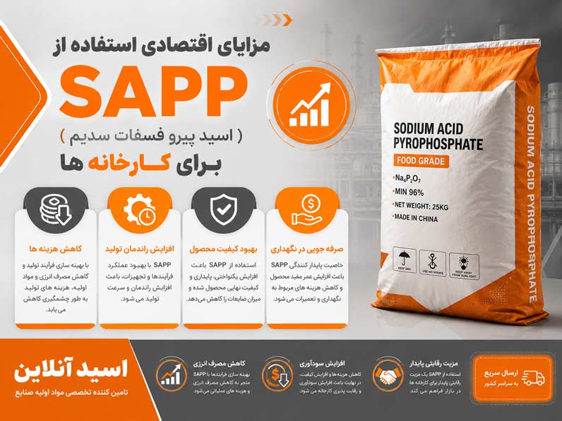 مزایای اقتصادی استفاده از SAPP برای کارخانه ها
